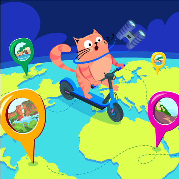 Материки й океани планети Земля